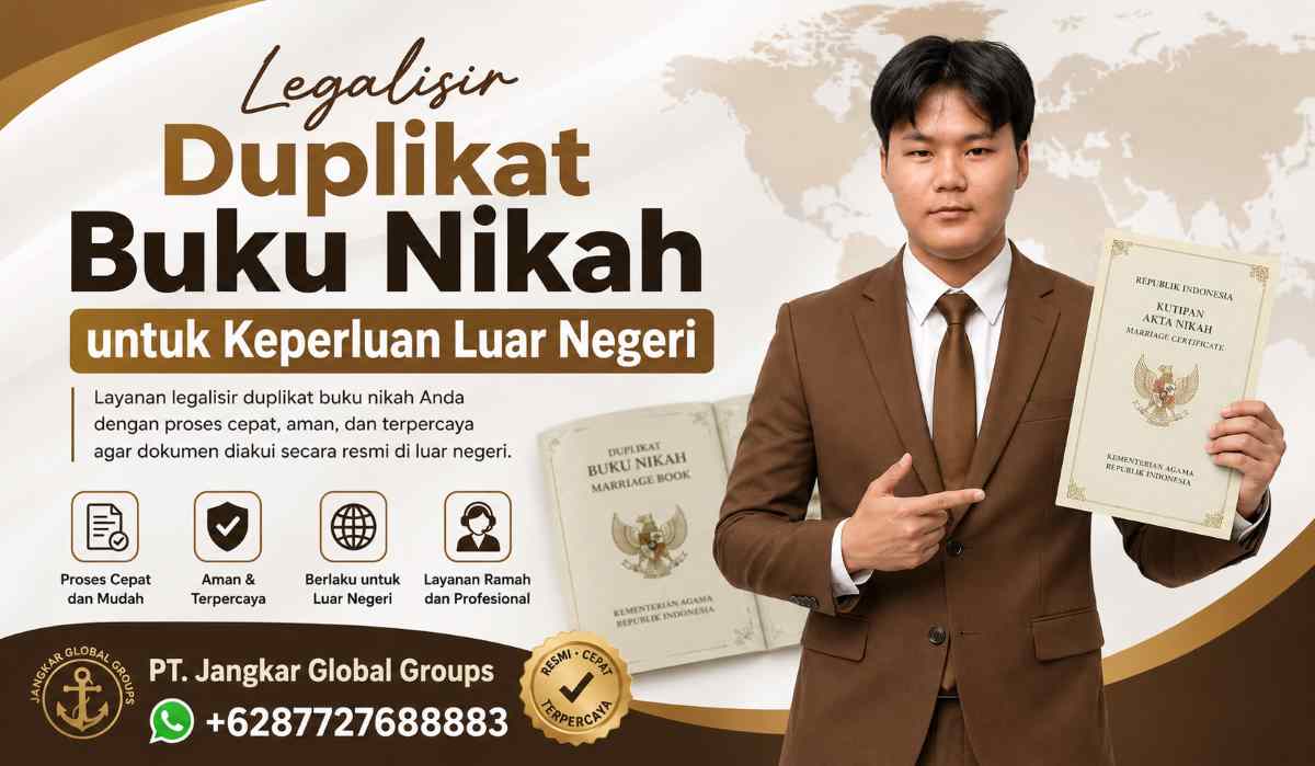 Legalisir Duplikat Buku Nikah untuk Keperluan Luar Negeri