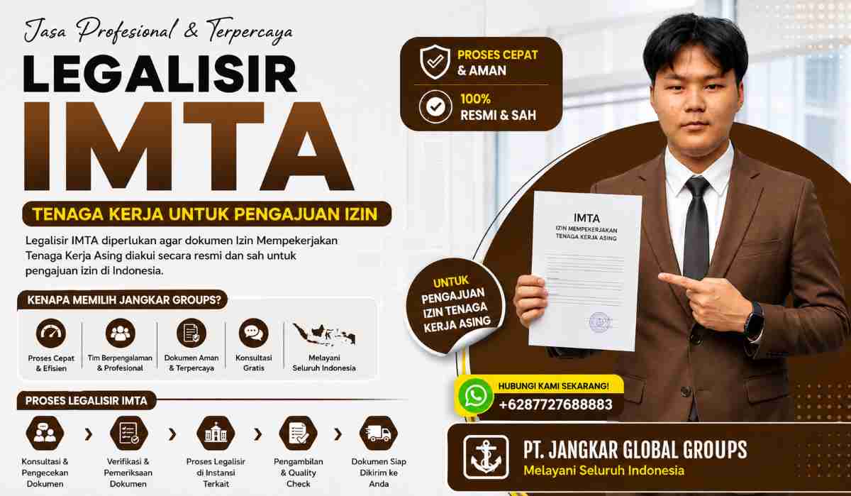 Legalisir IMTA Tenaga Kerja untuk Pengajuan Izin