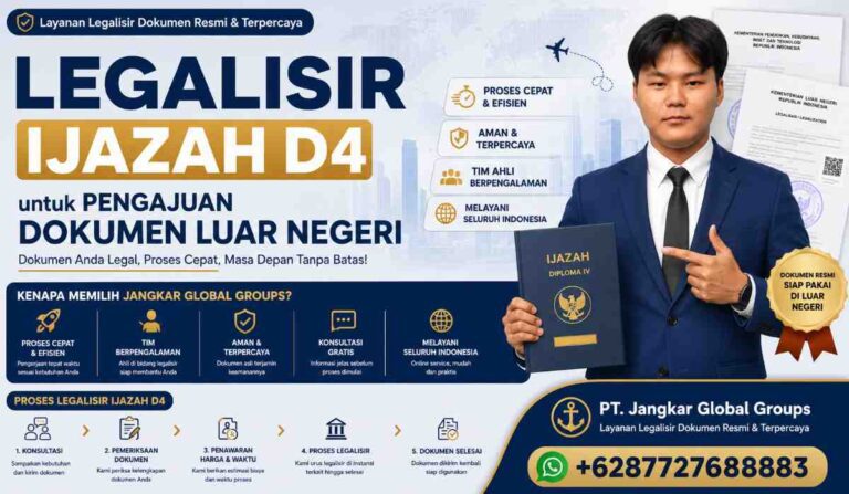 Legalisir Ijazah D4 untuk Pengajuan Dokumen Luar Negeri