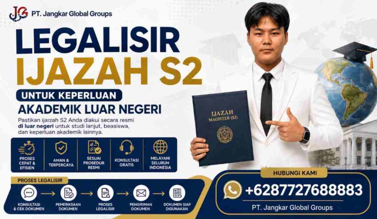 Legalisir Ijazah S2 untuk Keperluan Akademik Luar Negeri