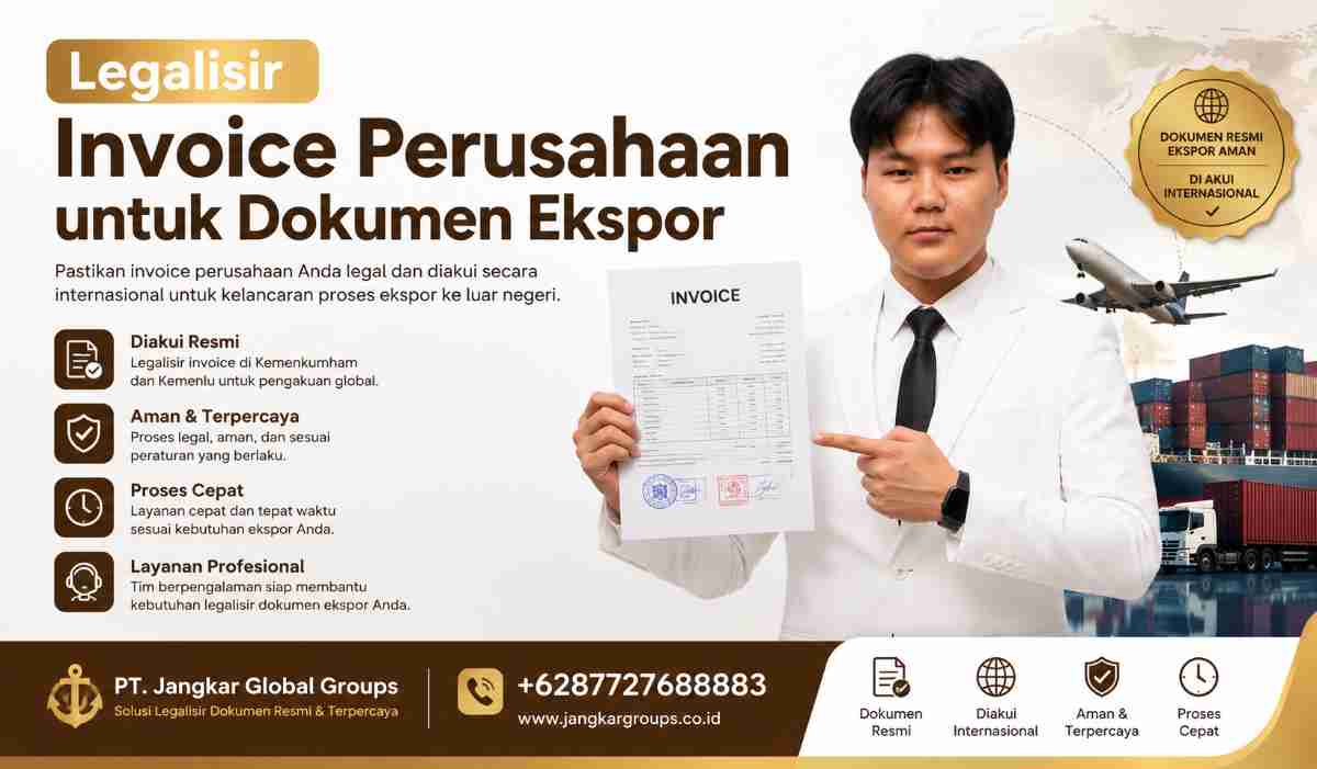 Legalisir Invoice Perusahaan untuk Dokumen Ekspor