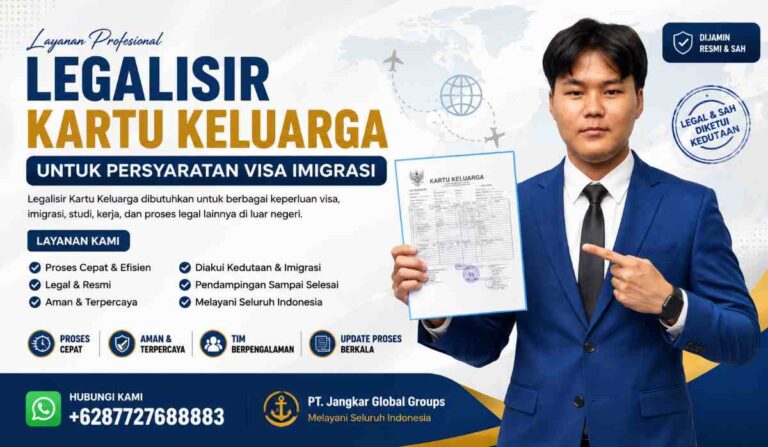 Legalisir Kartu Keluarga untuk Persyaratan Visa Imigrasi