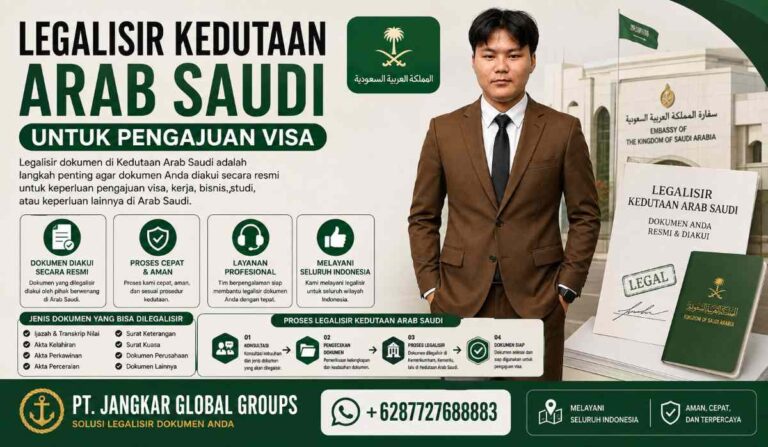 Legalisir Kedutaan Arab Saudi untuk Pengajuan Visa