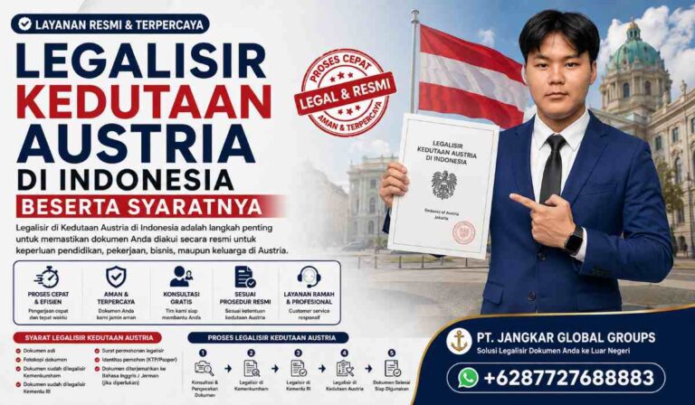 Legalisir Kedutaan Austria di Indonesia Beserta Syaratnya