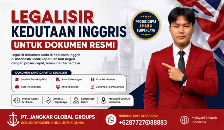 Legalisir Kedutaan Inggris untuk Dokumen Resmi