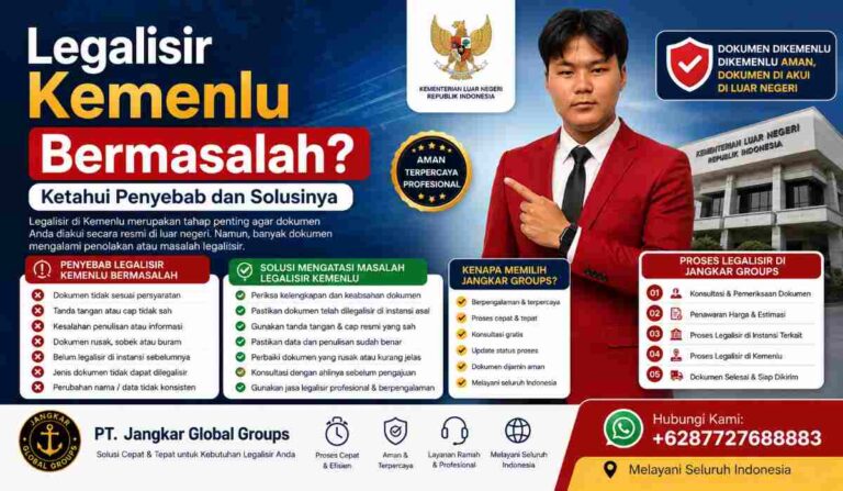 Legalisir Kemenlu Bermasalah Ketahui Penyebab dan Solusinya