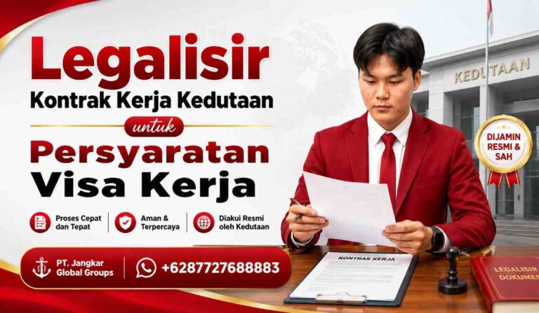 Legalisir Kontrak Kerja Kedutaan untuk Persyaratan Visa Kerja