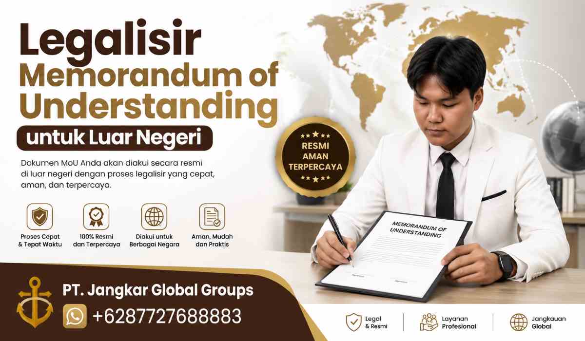 Legalisir Memorandum of Understanding untuk Luar Negeri