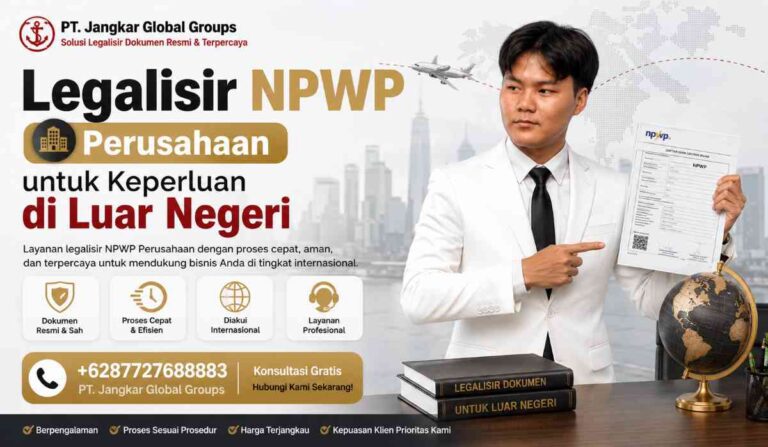 Legalisir NPWP Perusahaan untuk Keperluan di Luar Negeri