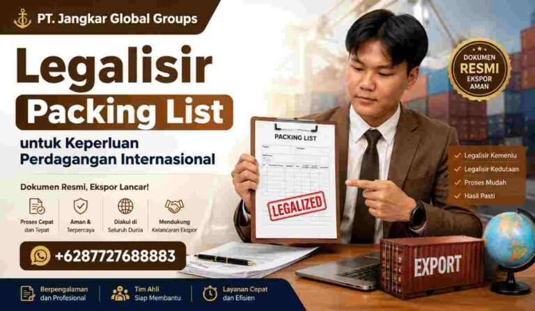 Legalisir Packing List untuk Keperluan Perdagangan Internasional