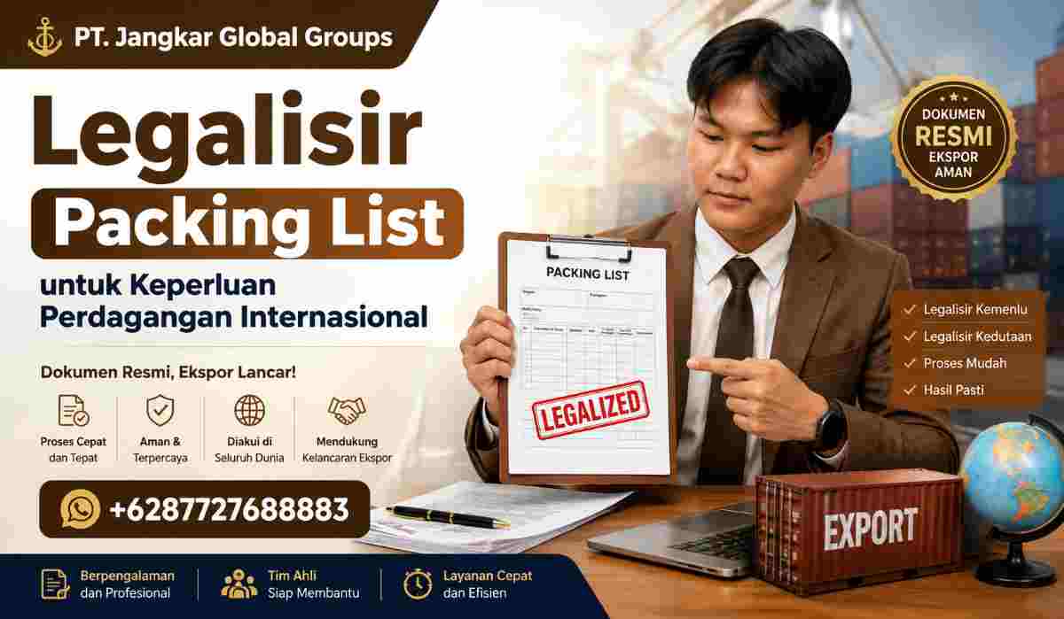 Legalisir Packing List untuk Keperluan Perdagangan Internasional