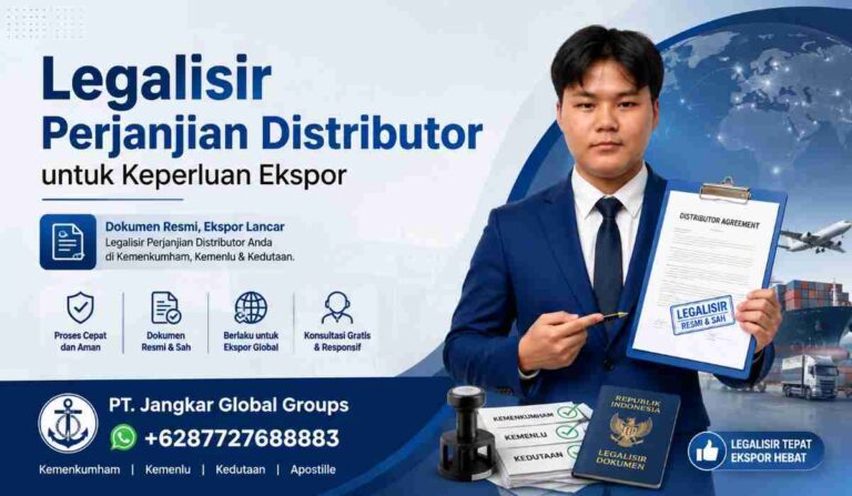Legalisir Perjanjian Distributor untuk Keperluan Ekspor