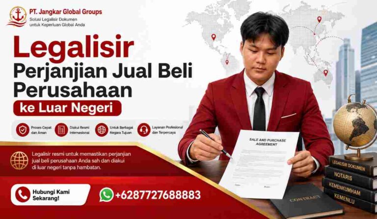 Legalisir Perjanjian Jual Beli Perusahaan ke Luar Negeri