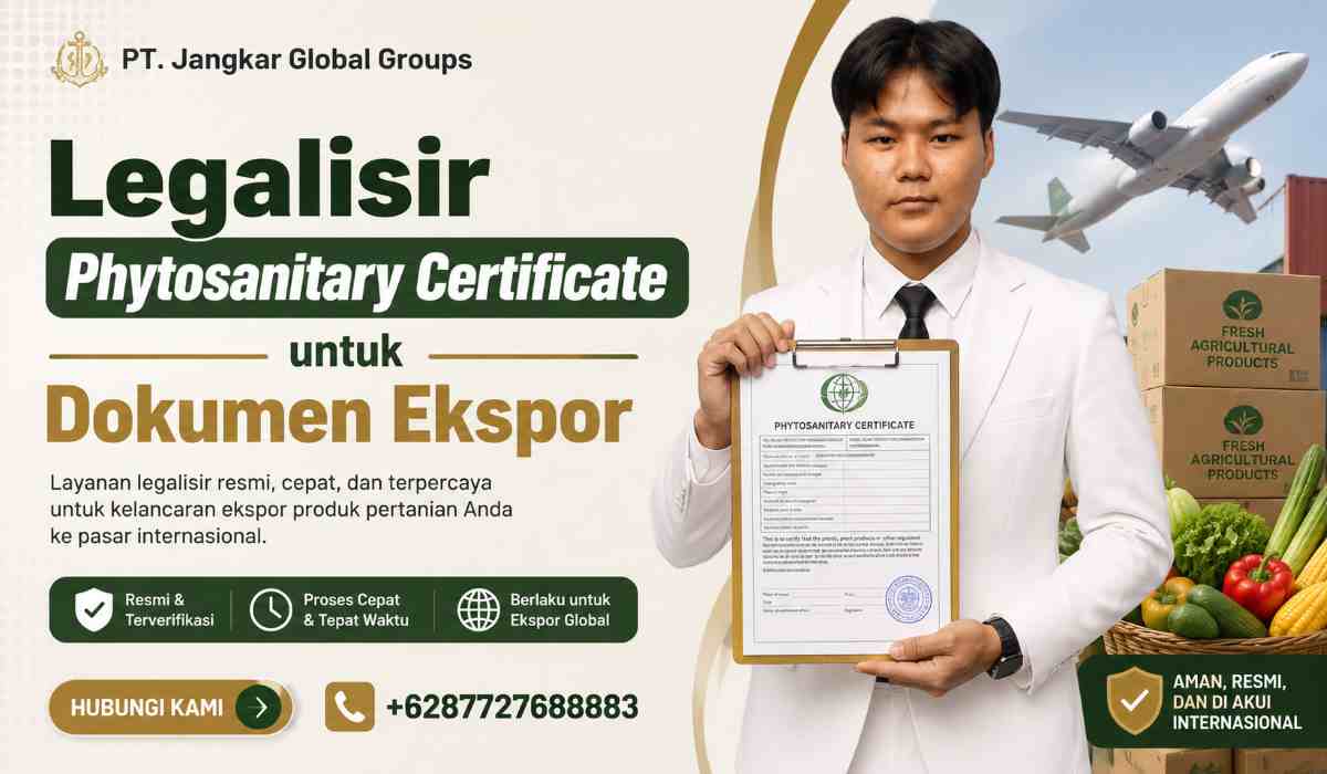 Legalisir Phytosanitary Certificate untuk Dokumen Ekspor