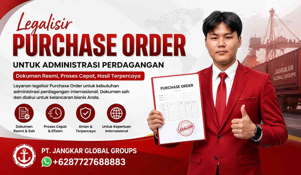 Legalisir Purchase Order untuk Administrasi Perdagangan
