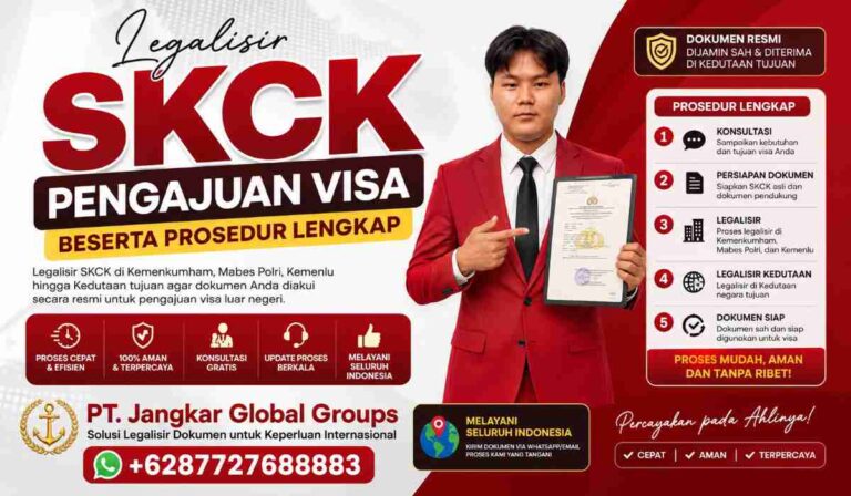 Legalisir SKCK Pengajuan Visa Beserta Prosedur Lengkap