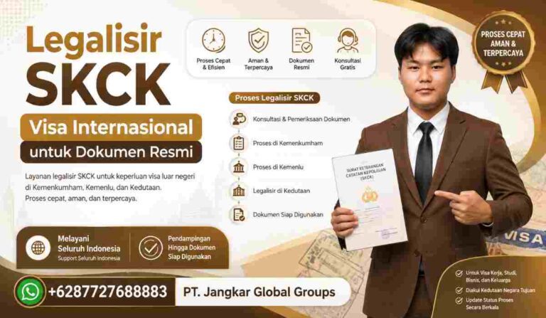 Legalisir SKCK Visa Internasional untuk Dokumen Resmi