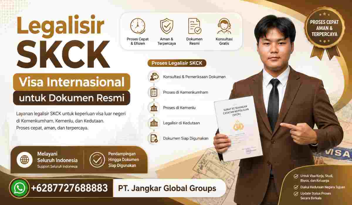 Legalisir SKCK Visa Internasional untuk Dokumen Resmi