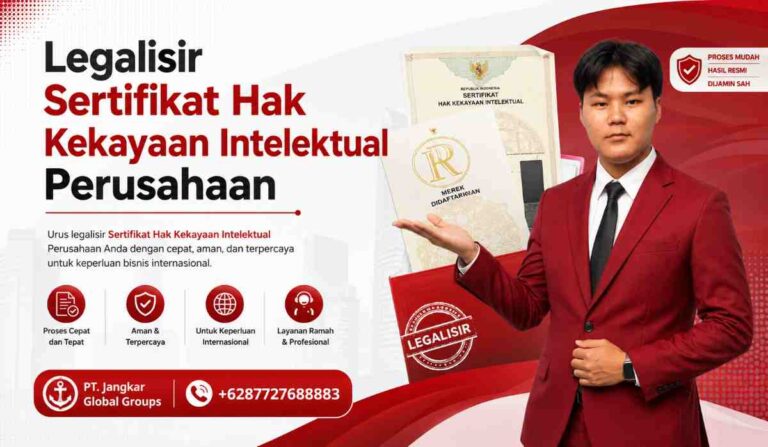 Legalisir Sertifikat Hak Kekayaan Intelektual Perusahaan