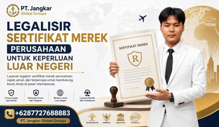 Legalisir Sertifikat Merek Perusahaan untuk Keperluan Luar Negeri