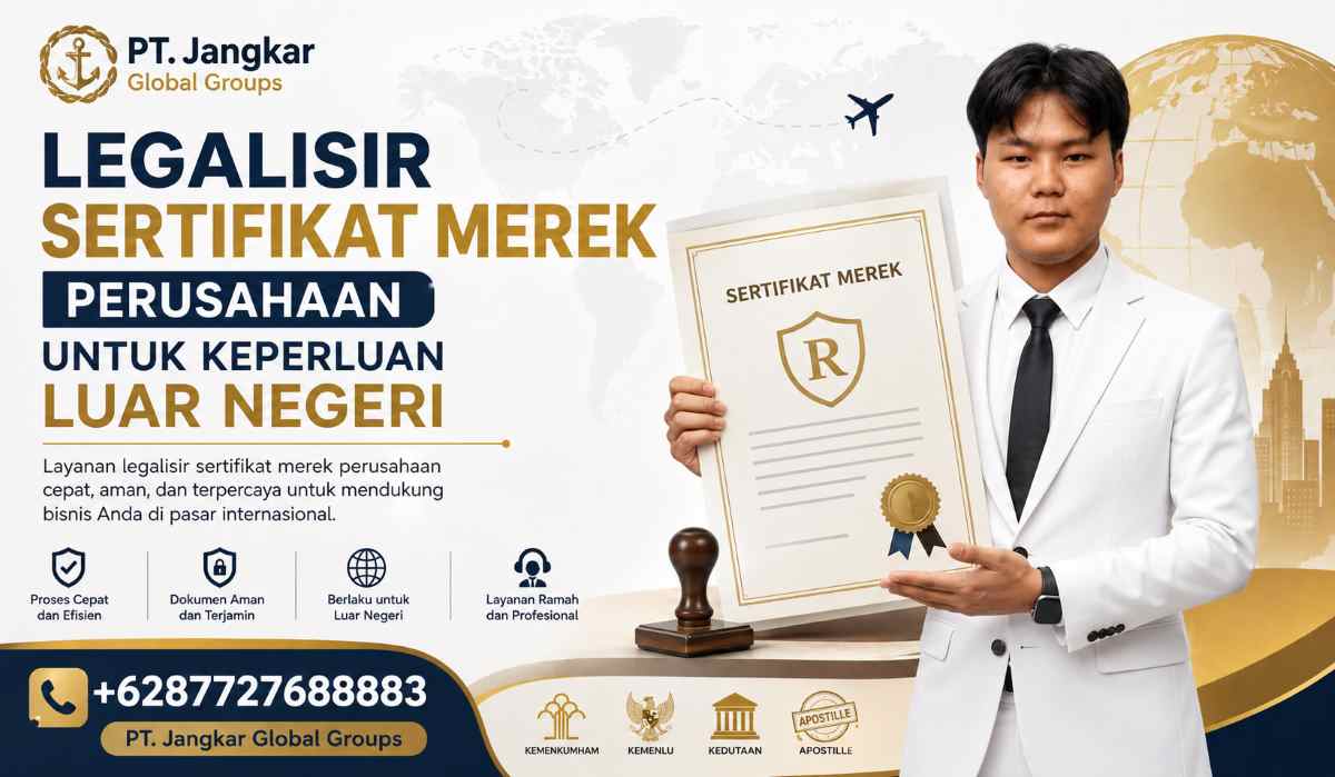 Legalisir Sertifikat Merek Perusahaan untuk Keperluan Luar Negeri