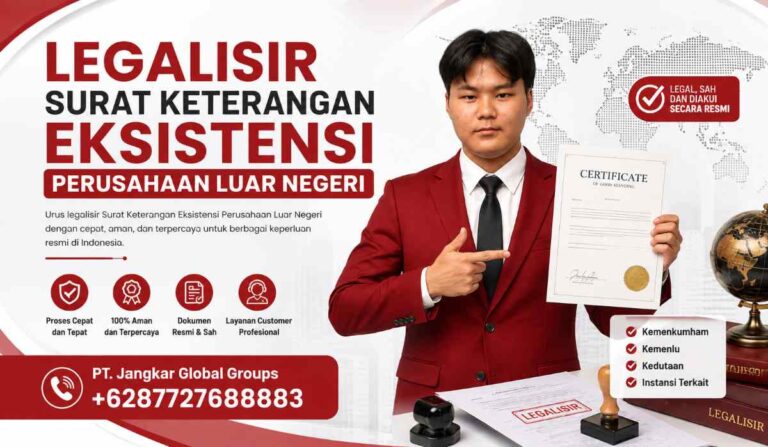 Legalisir Surat Keterangan Eksistensi Perusahaan Luar Negeri