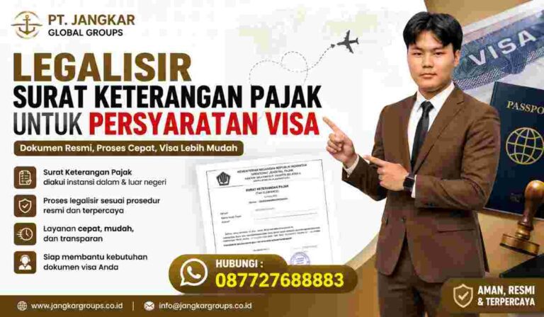 Legalisir Surat Keterangan Pajak untuk Persyaratan Visa