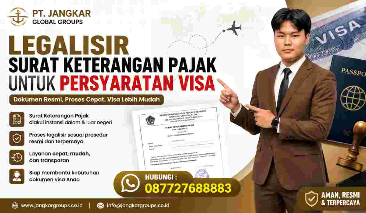 Legalisir Surat Keterangan Pajak untuk Persyaratan Visa