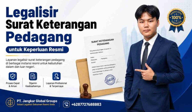Legalisir Surat Keterangan Pedagang untuk Keperluan Resmi