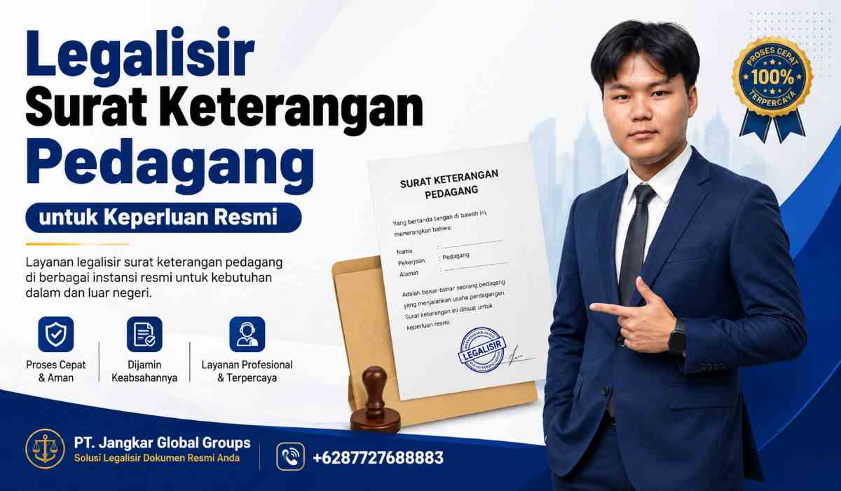 Legalisir Surat Keterangan Pedagang untuk Keperluan Resmi