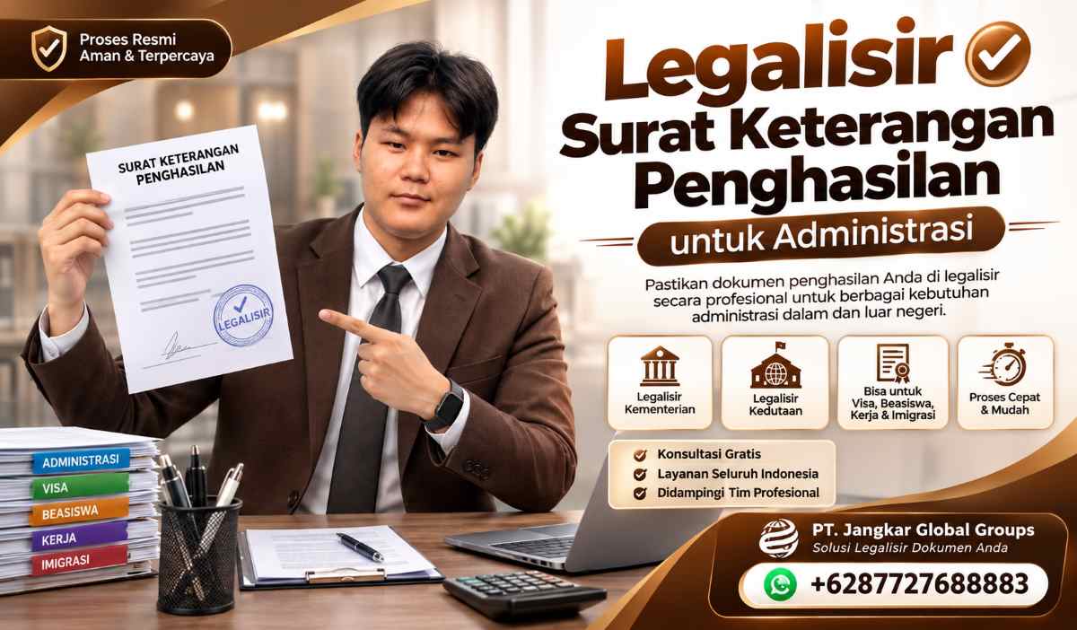 Legalisir Surat Keterangan Penghasilan untuk Administrasi
