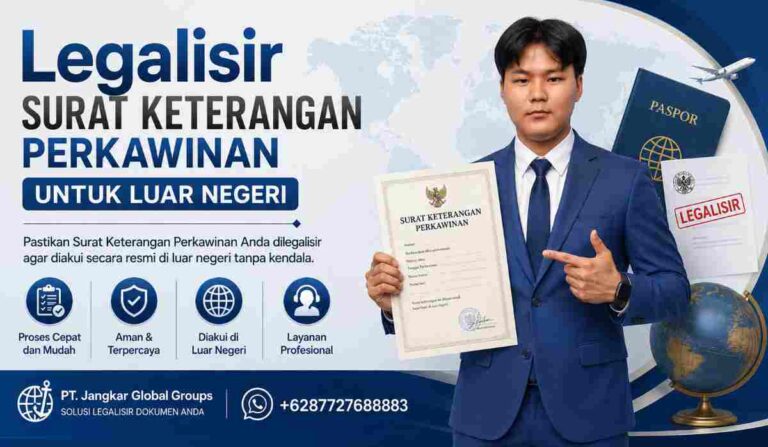 Legalisir Surat Keterangan Perkawinan untuk Luar Negeri