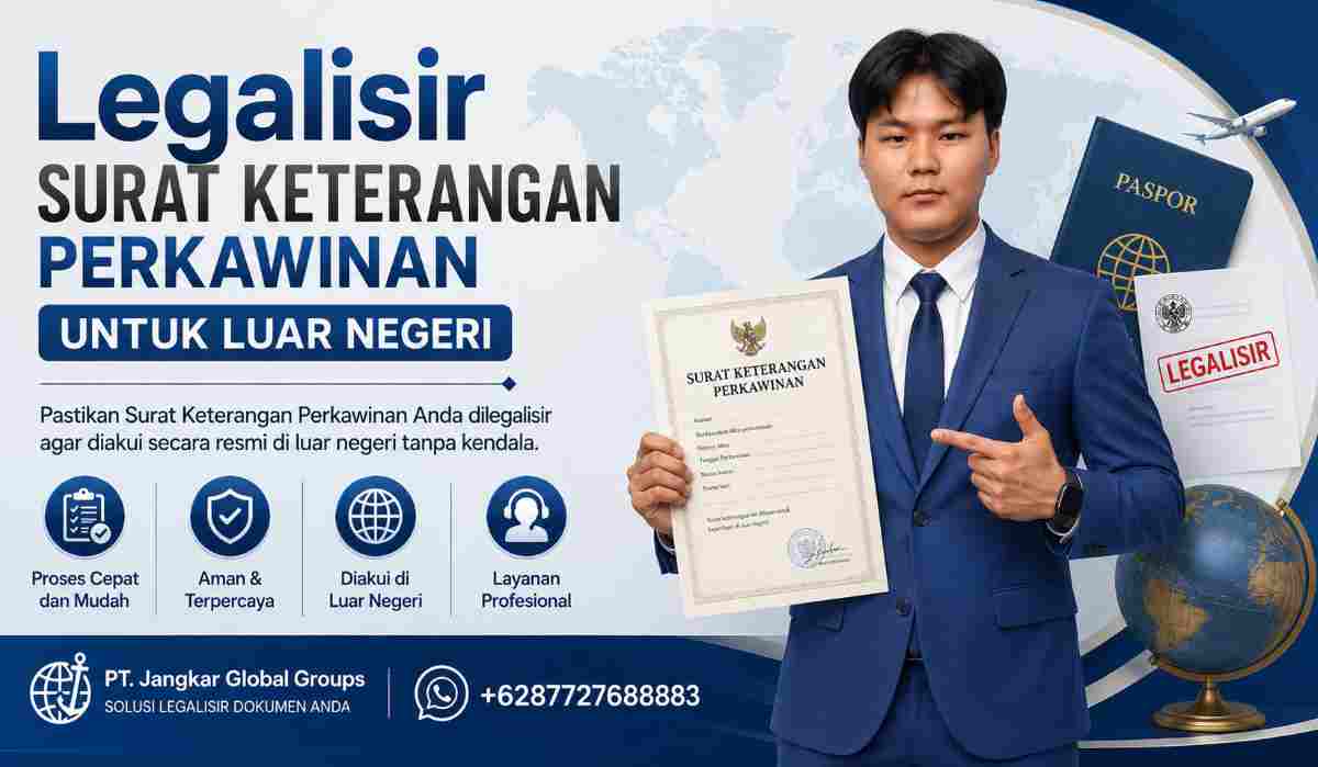 Legalisir Surat Keterangan Perkawinan untuk Luar Negeri