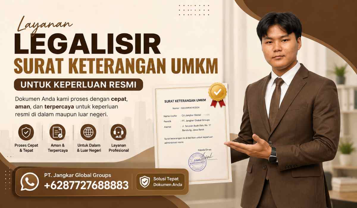 Legalisir Surat Keterangan UMKM untuk Keperluan Resmi