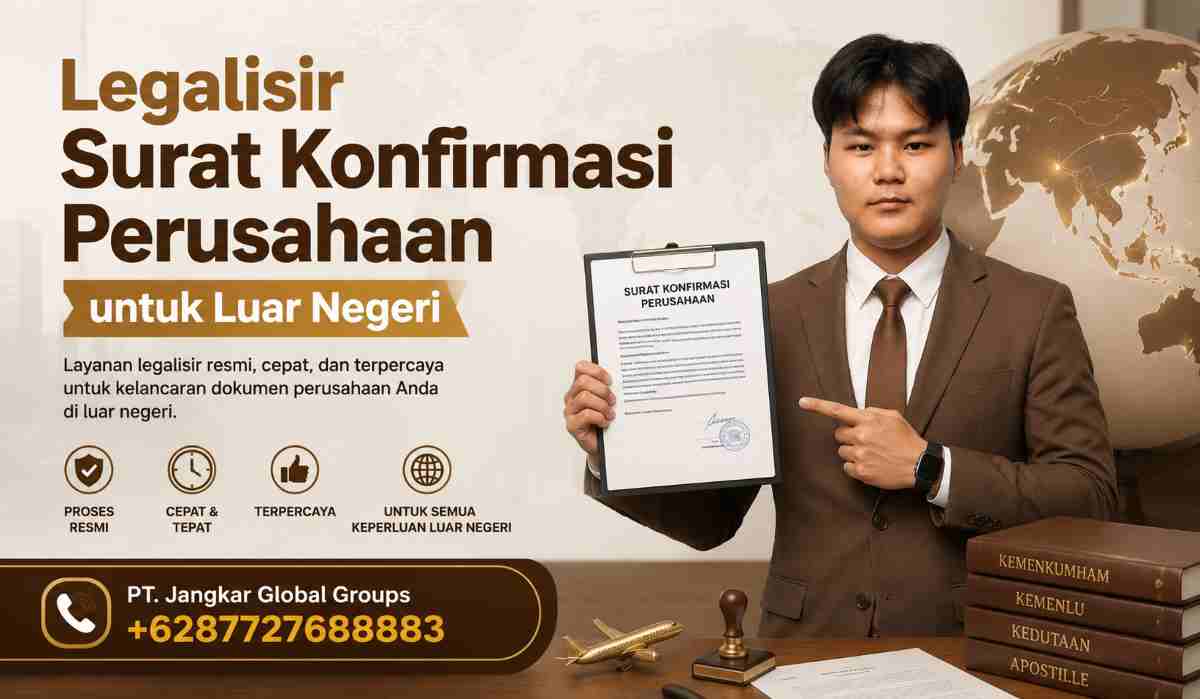 Legalisir Surat Konfirmasi Perusahaan untuk Luar Negeri