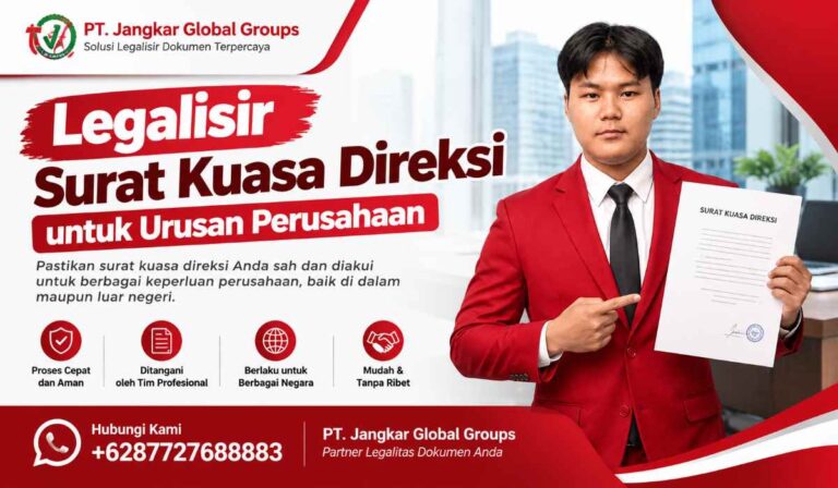 Legalisir Surat Kuasa Direksi untuk Urusan Perusahaan