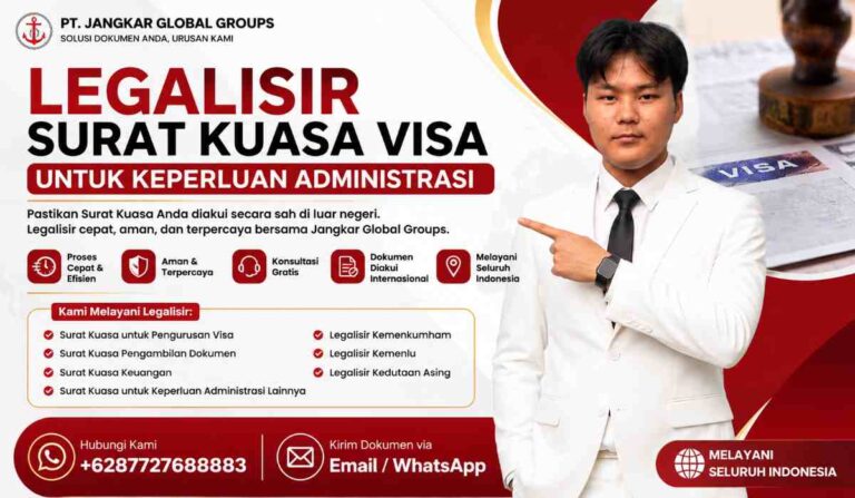 Legalisir Surat Kuasa Visa untuk Keperluan Administrasi