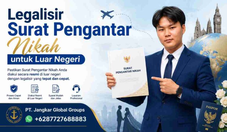 Legalisir Surat Pengantar Nikah untuk Luar Negeri