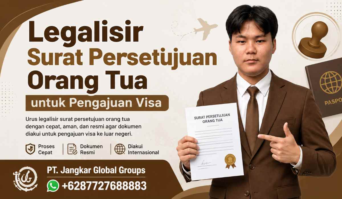 Legalisir Surat Persetujuan Orang Tua untuk Pengajuan Visa