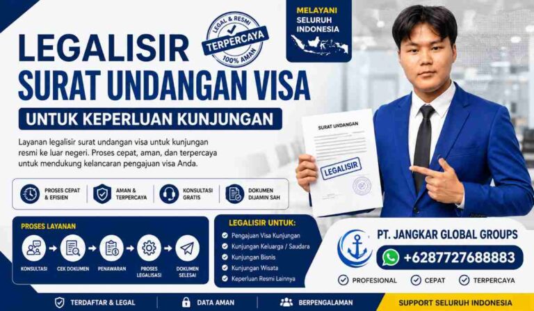Legalisir Surat Undangan Visa untuk Keperluan Kunjungan