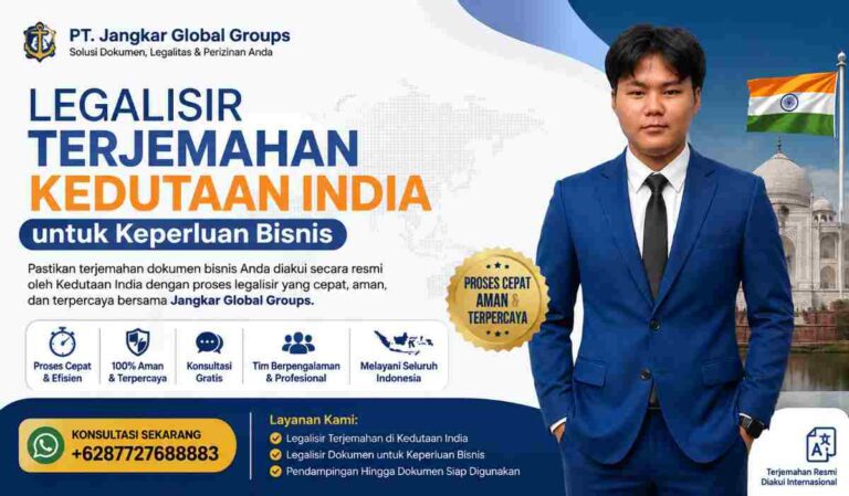 Legalisir Terjemahan Kedutaan India untuk Keperluan Bisnis