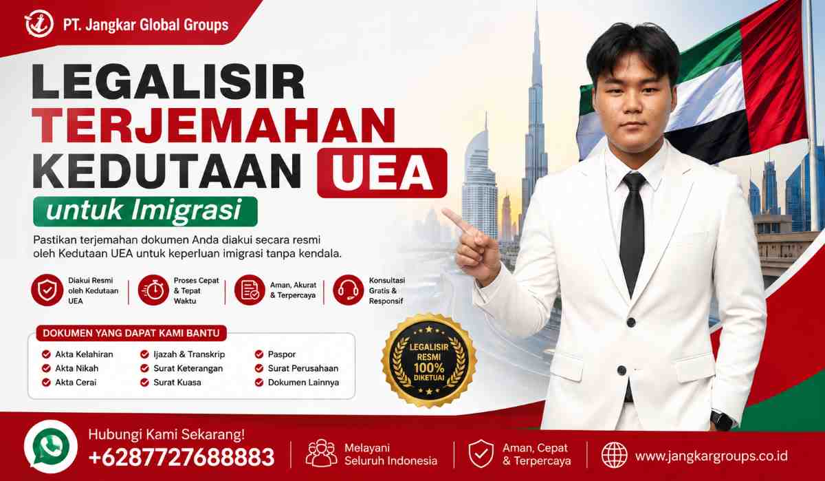 Legalisir Terjemahan Kedutaan UEA untuk Imigrasi