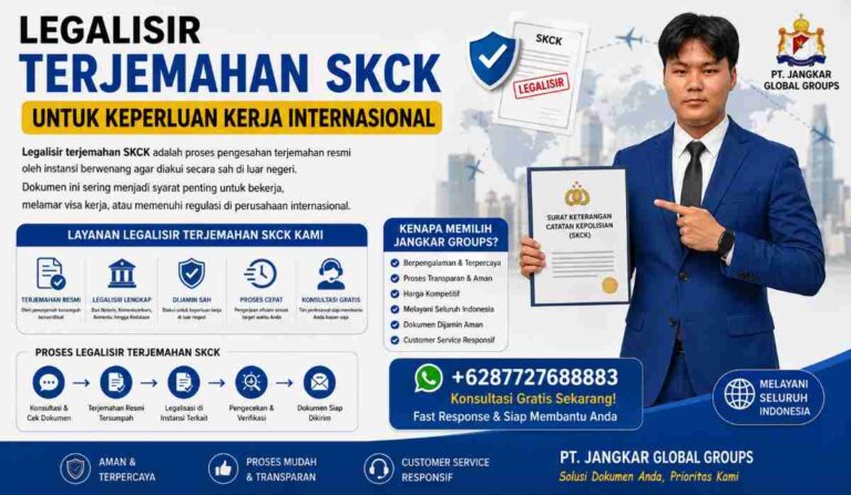 Legalisir Terjemahan SKCK untuk Keperluan Kerja Internasional