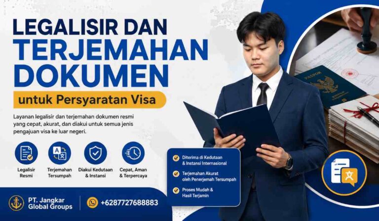 Legalisir dan Terjemahan Dokumen untuk Persyaratan Visa