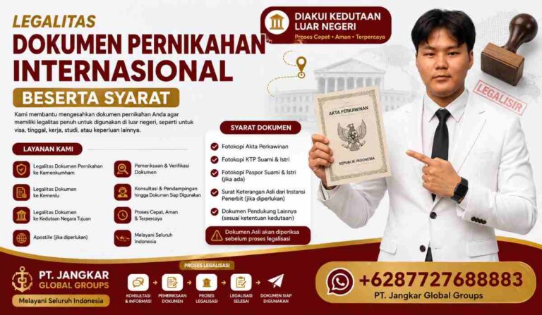 Legalitas Dokumen Pernikahan Internasional Beserta Syarat