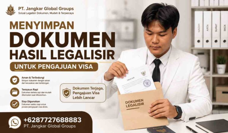 Menyimpan Dokumen Hasil Legalisir untuk Pengajuan Visa