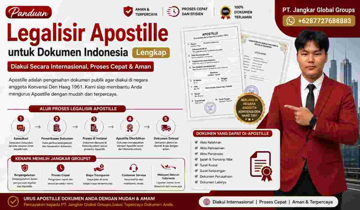 Panduan Legalisir Apostille untuk Dokumen Indonesia Lengkap