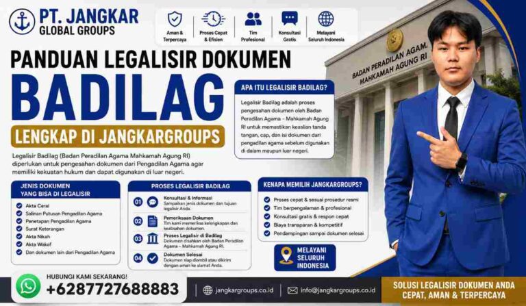Panduan Legalisir Dokumen Badilag Lengkap di JangkarGroups