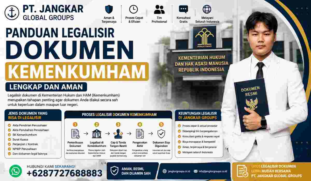 Panduan Legalisir Dokumen Kemenkumham Lengkap dan Aman