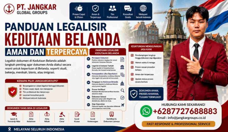 Panduan Legalisir Kedutaan Belanda Aman dan Terpercaya